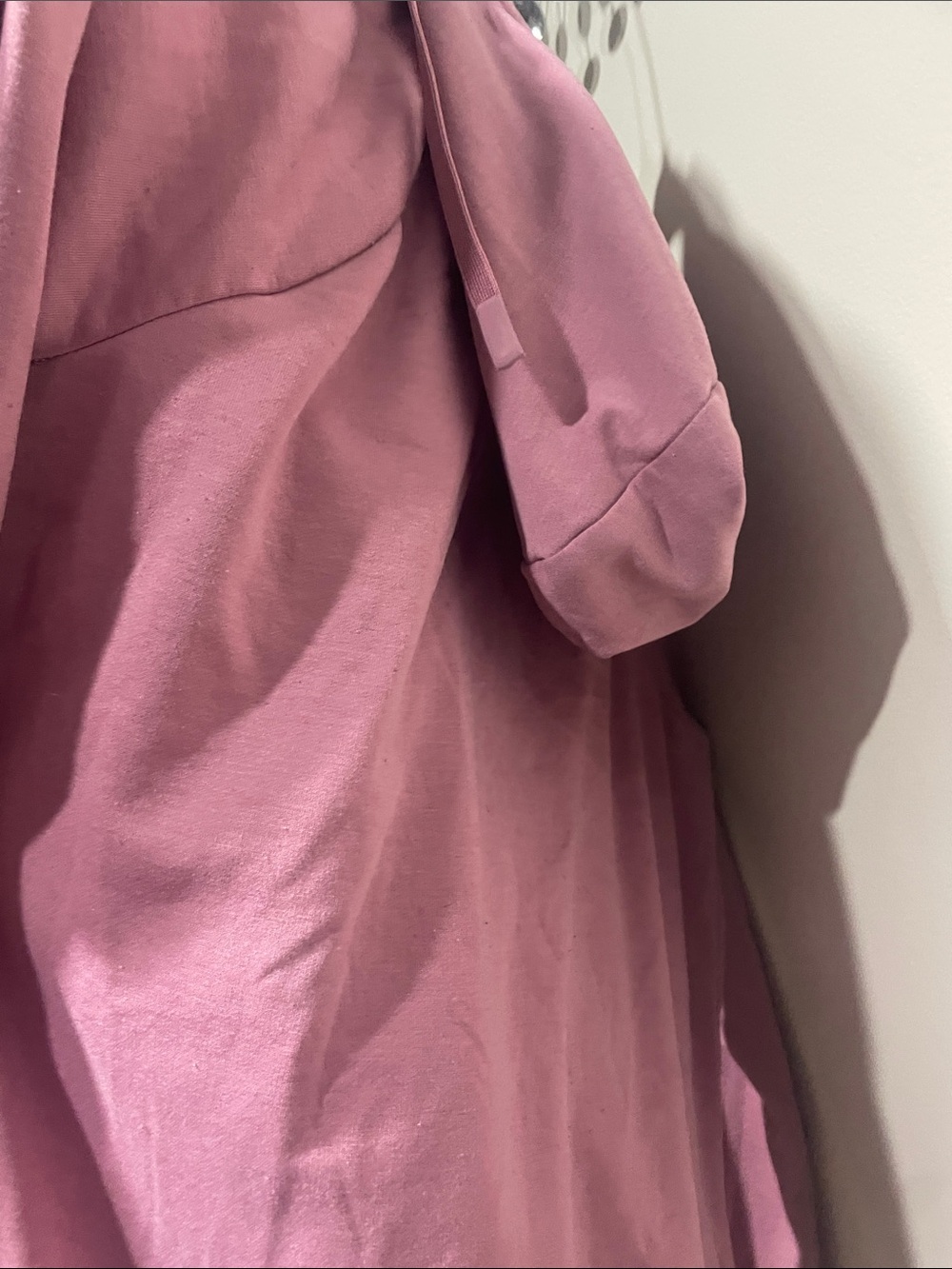 Athletic Works Mauve Pink Hooded Sweatshirt - Picture 4 of 6